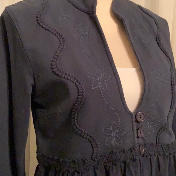 Soft Surroundings Blue Jacket in Dark Blue - Picture 2 of 6